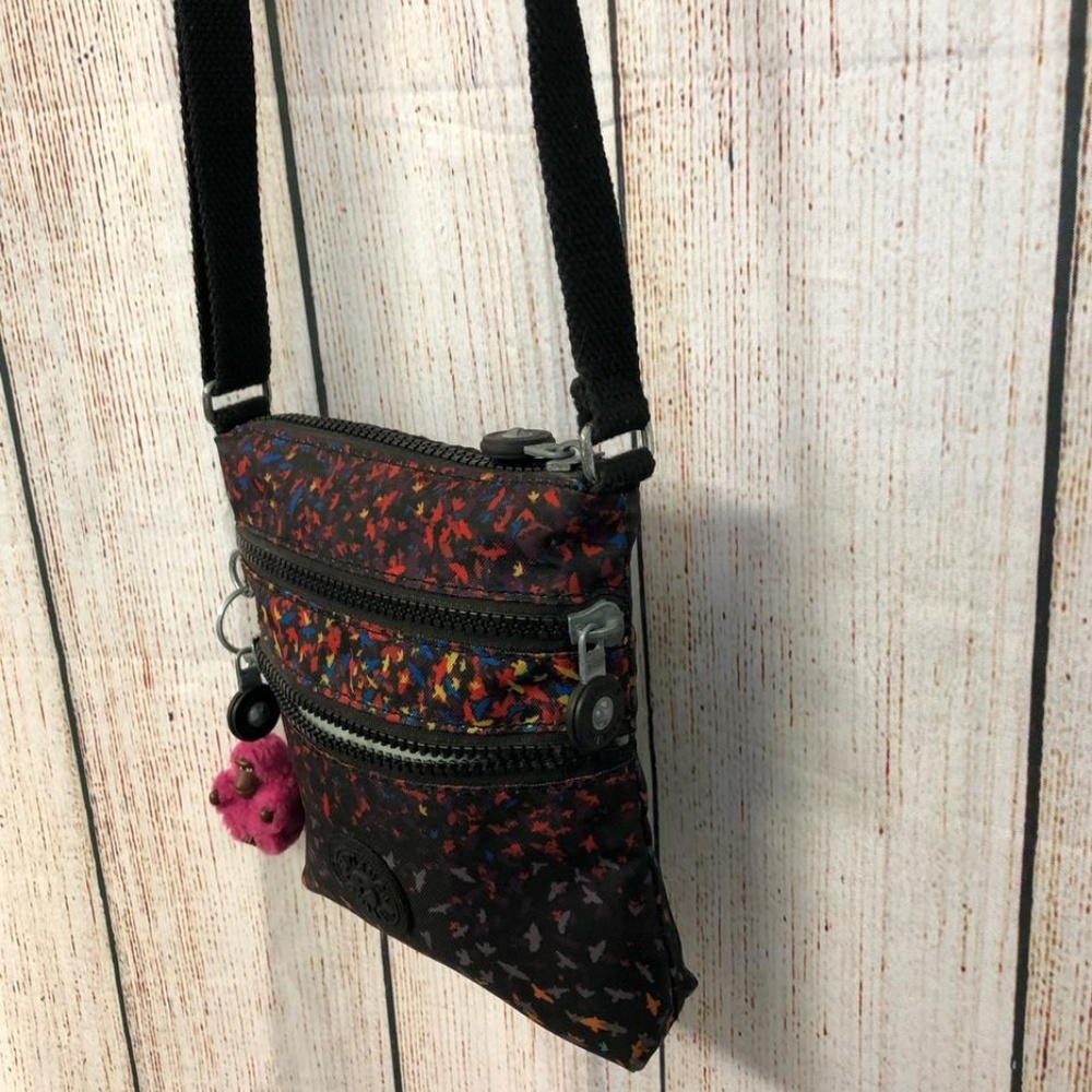 Kipling Printed Small Multicolor Nylon Cross Body - image 3